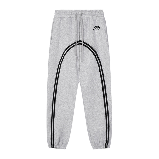 Sun Fade Contrast Tape Fleece Jogged Sweatpants