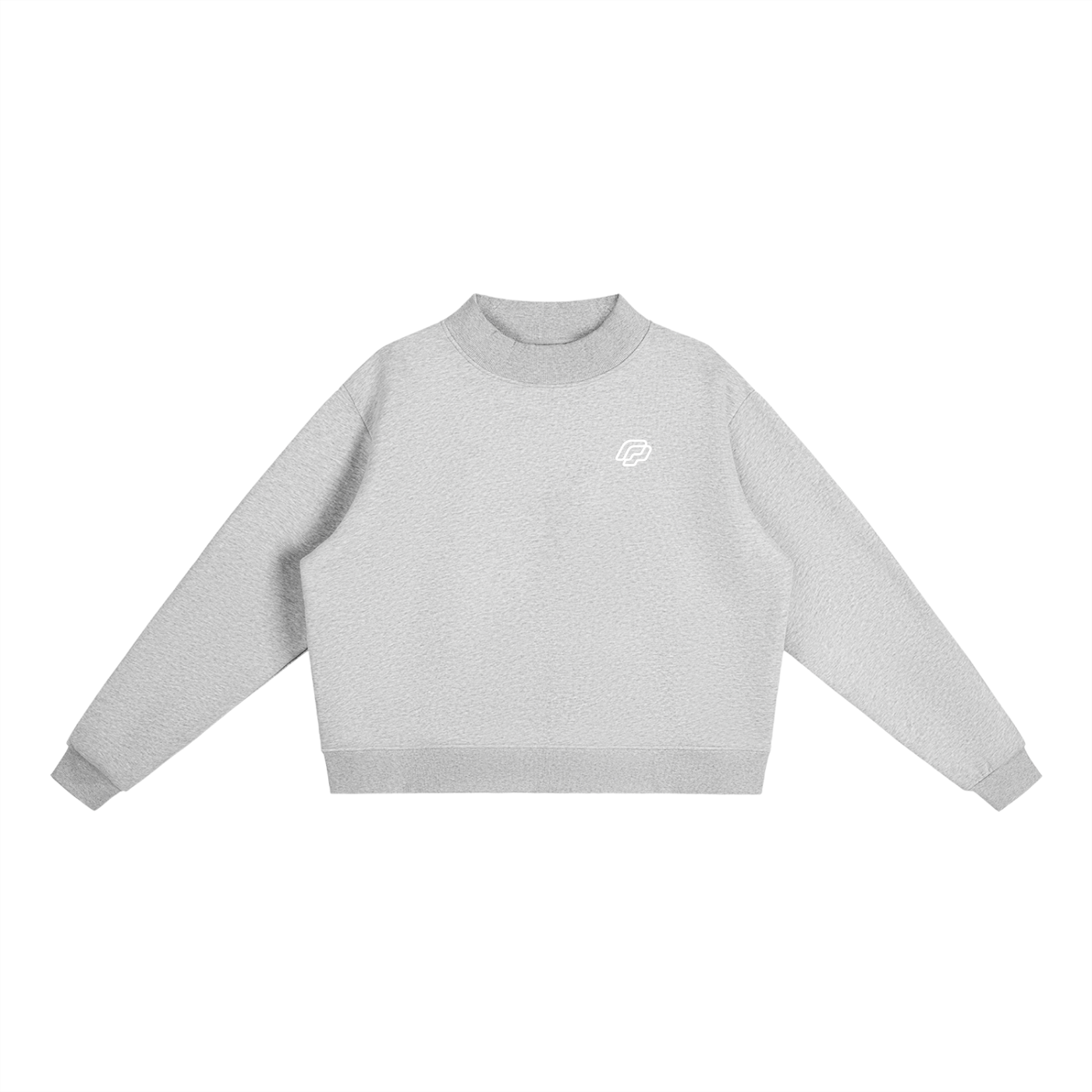Lounge Mock-Neck Crew Sweatshirt