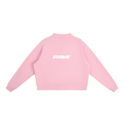 Lounge Mock-Neck Crew Sweatshirt