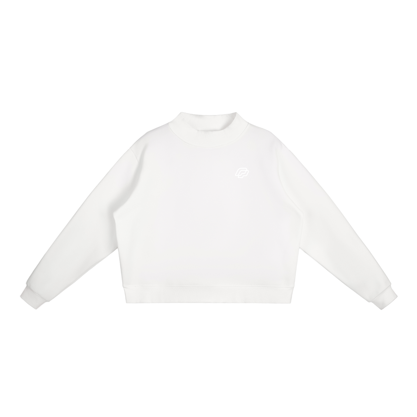 Lounge Mock-Neck Crew Sweatshirt