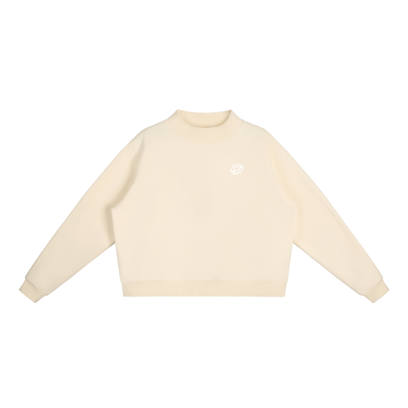 Lounge Mock-Neck Crew Sweatshirt