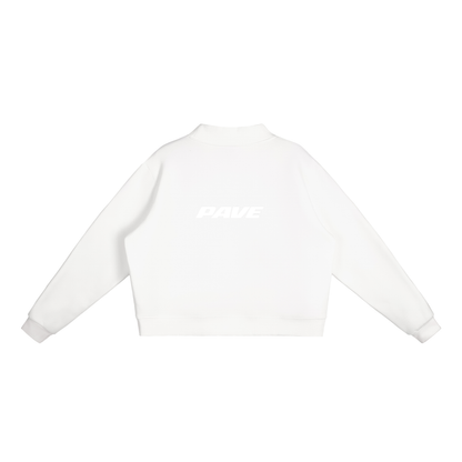 Lounge Mock-Neck Crew Sweatshirt