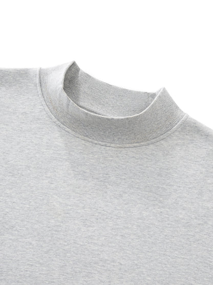 Lounge Mock-Neck Crew Sweatshirt